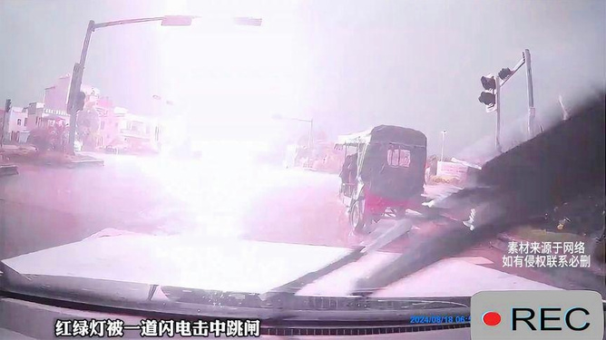 开车被闪电击中开车遭遇闪电击中，安全指南与应对措施